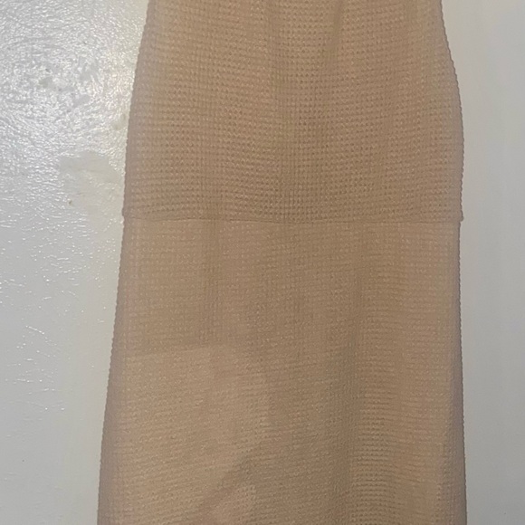 SHEIN Beige Cutout Midi Dress - Picture 4 of 5